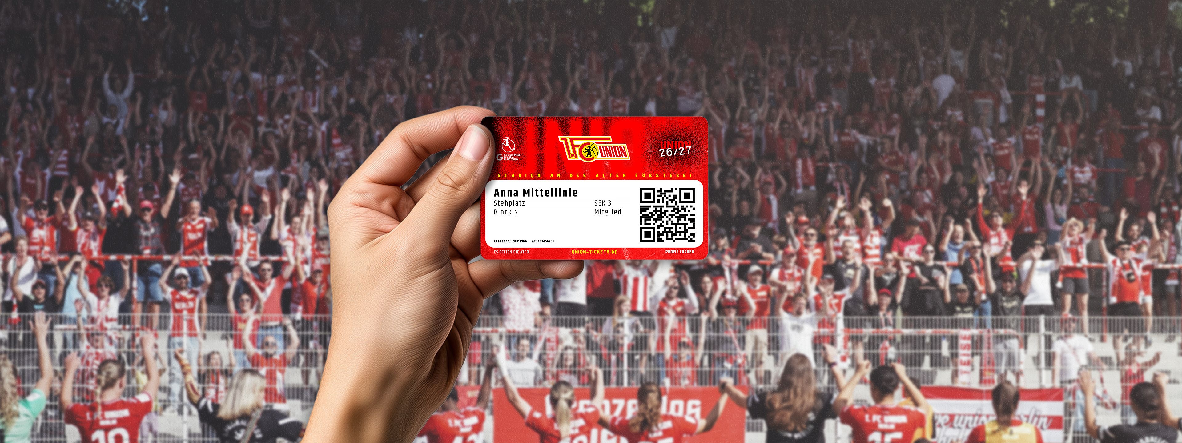 Dauerkarte für die Union-Frauen ab 12. Mai