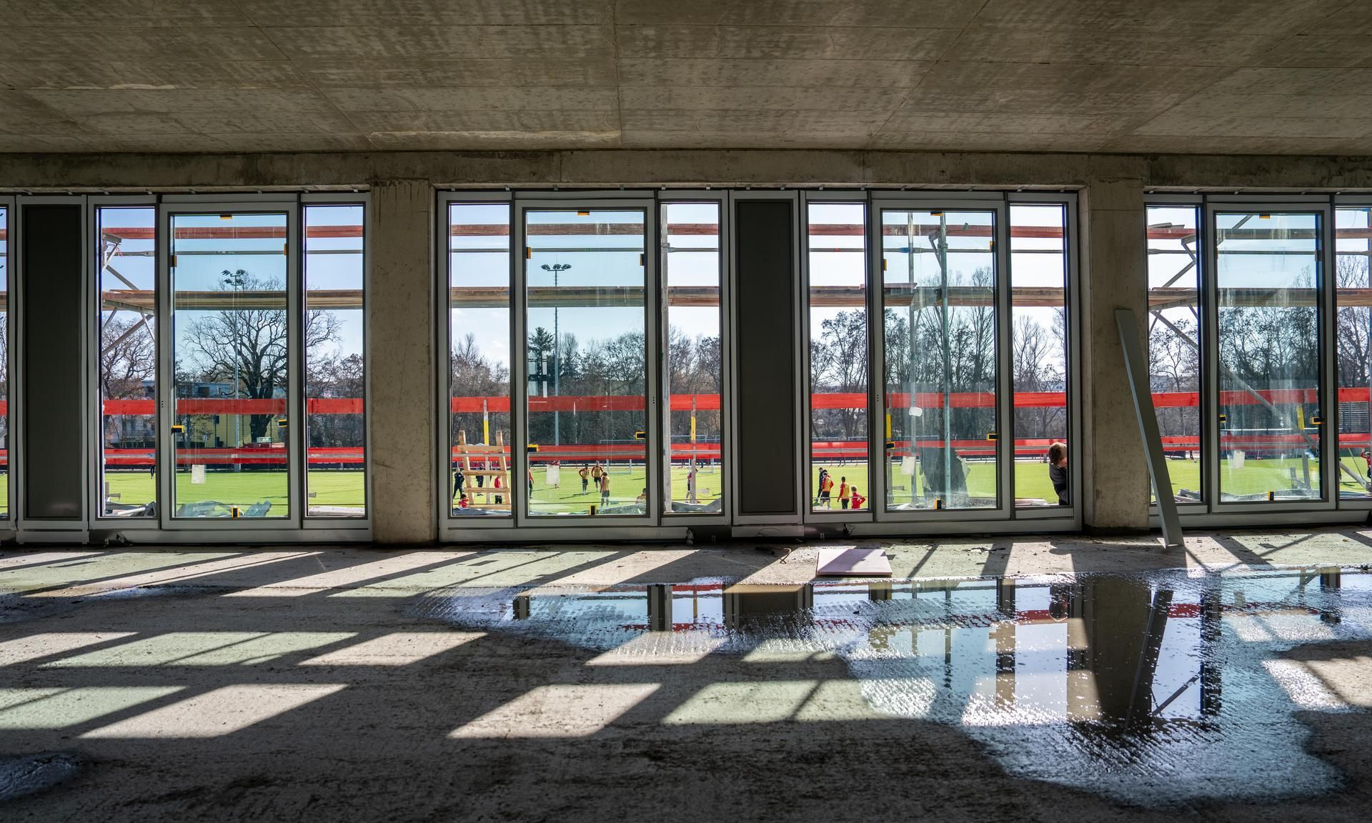 Das neue Profi-Trainingszentrum nimmt weiter Gestalt an