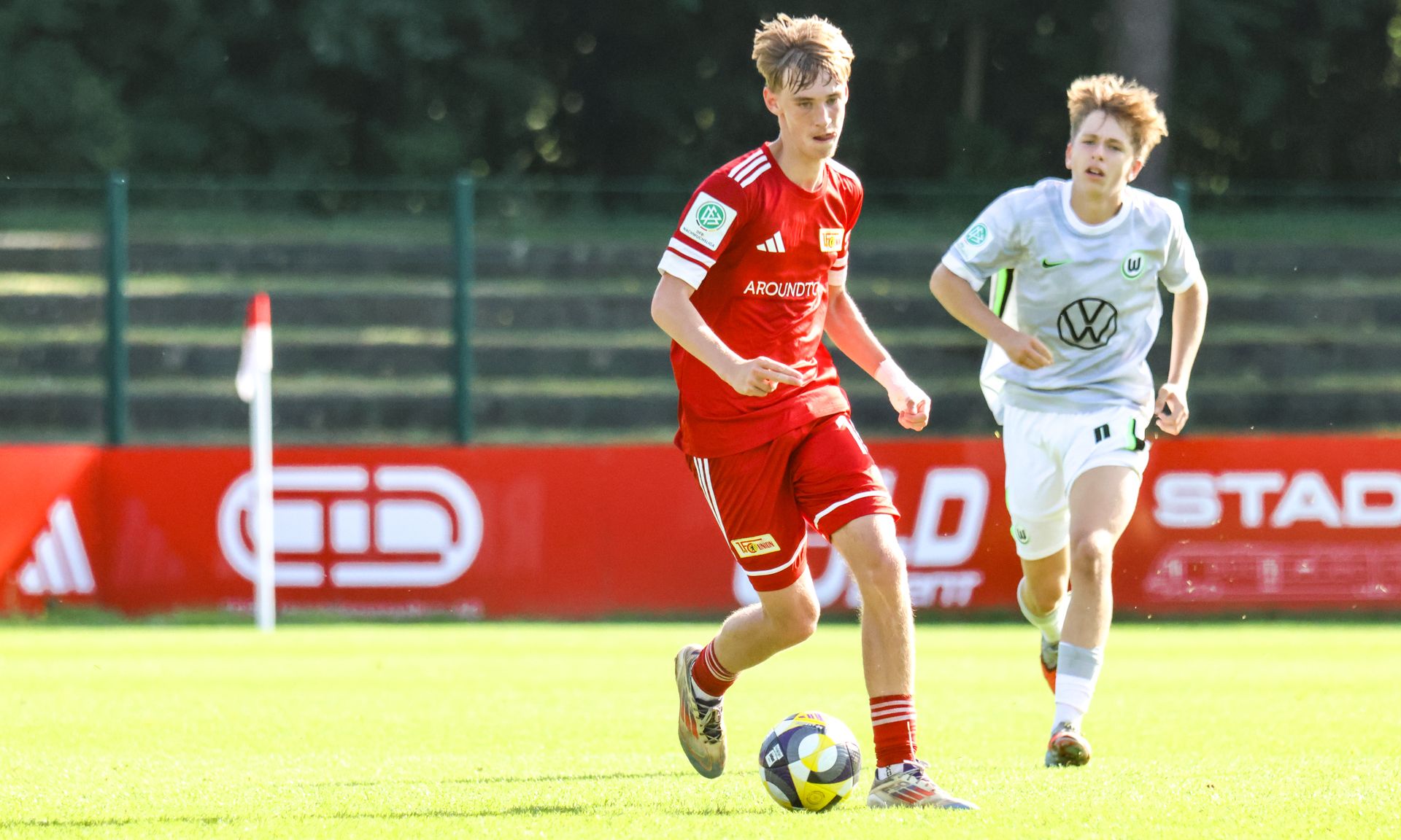 U17 verliert in Wolfsburg. Das Ergebnis ist 1:2.