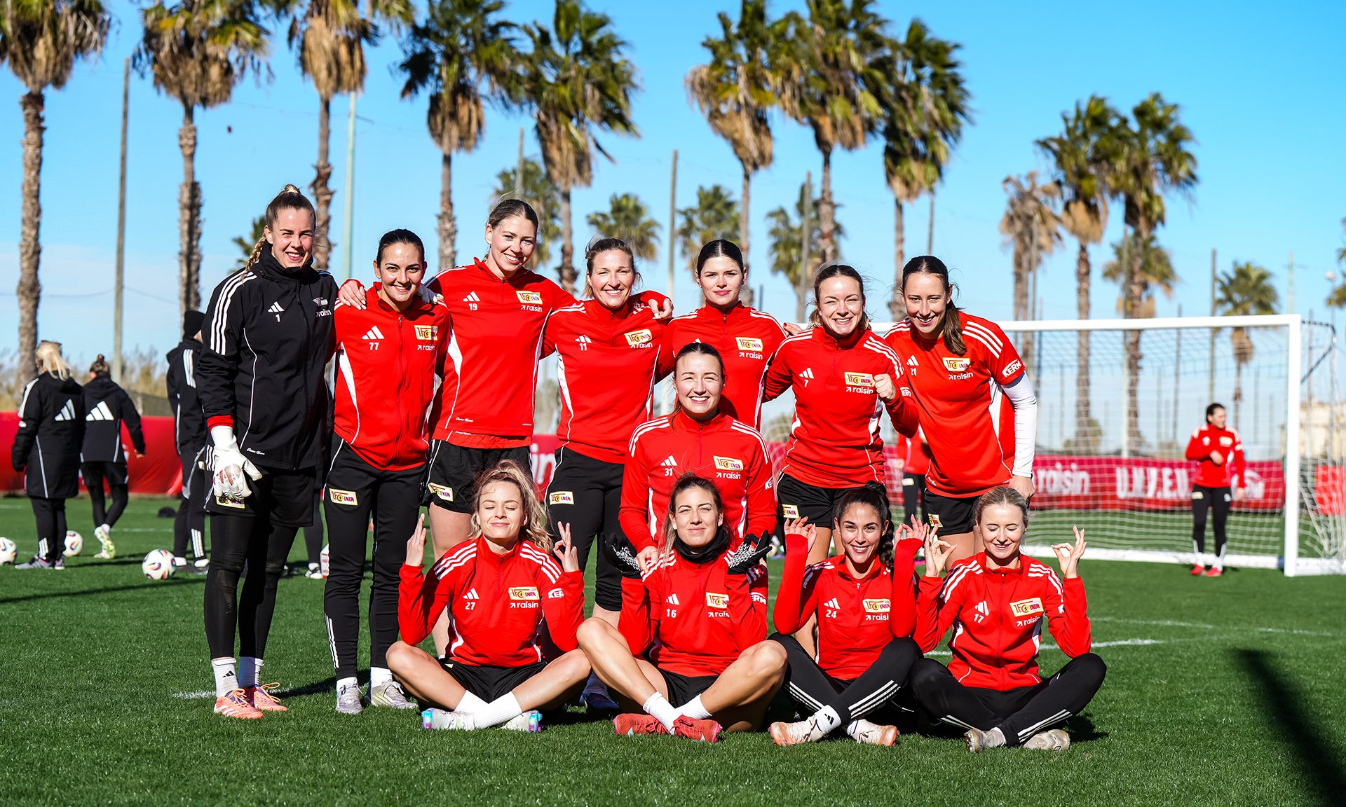 Unionerinnen auf dem Weg zurück nach Berlin