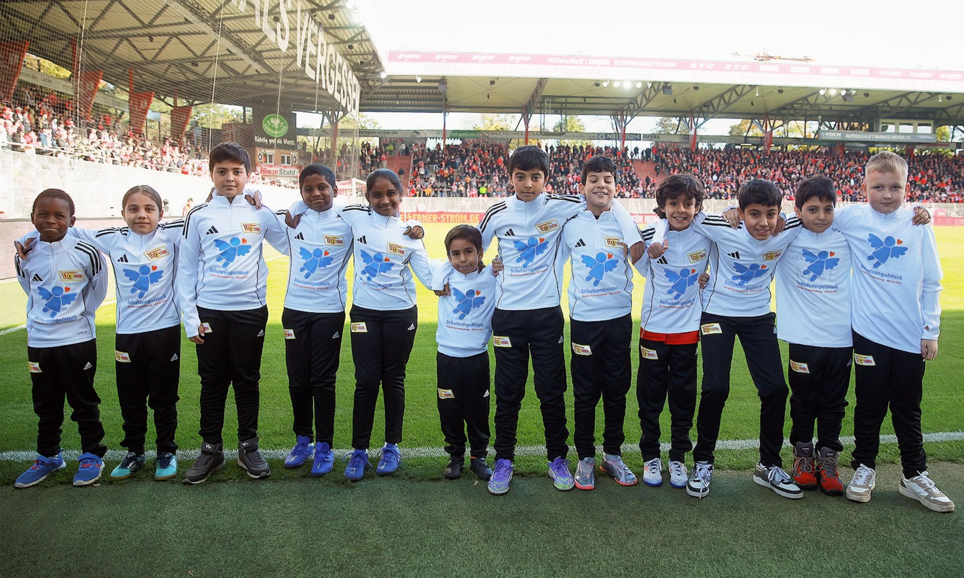 Children from SchutzengelWerk experience unforgettable moment