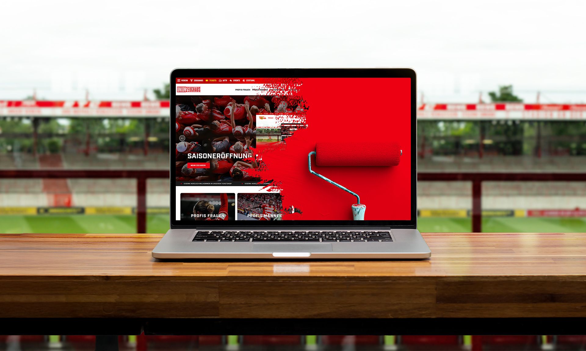 Union starts the season with a new ticket shop.