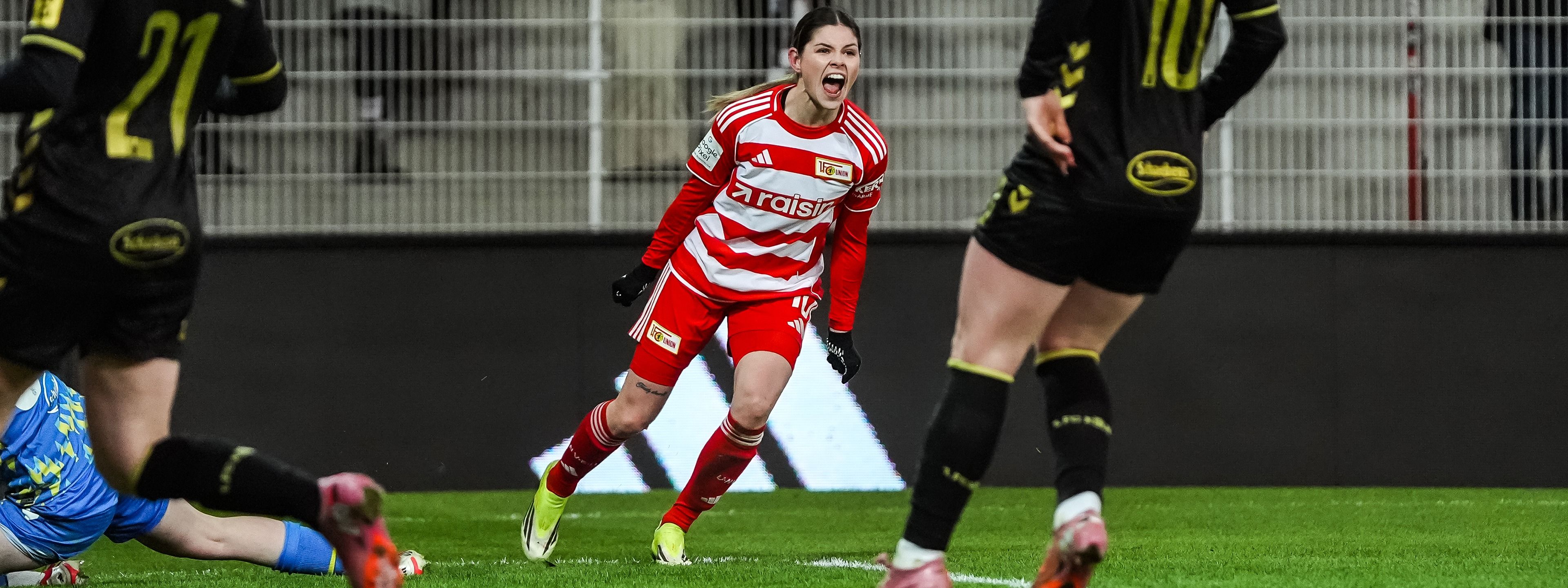 Unionerinnen schlagen den 1. FC Köln mit 2:1 