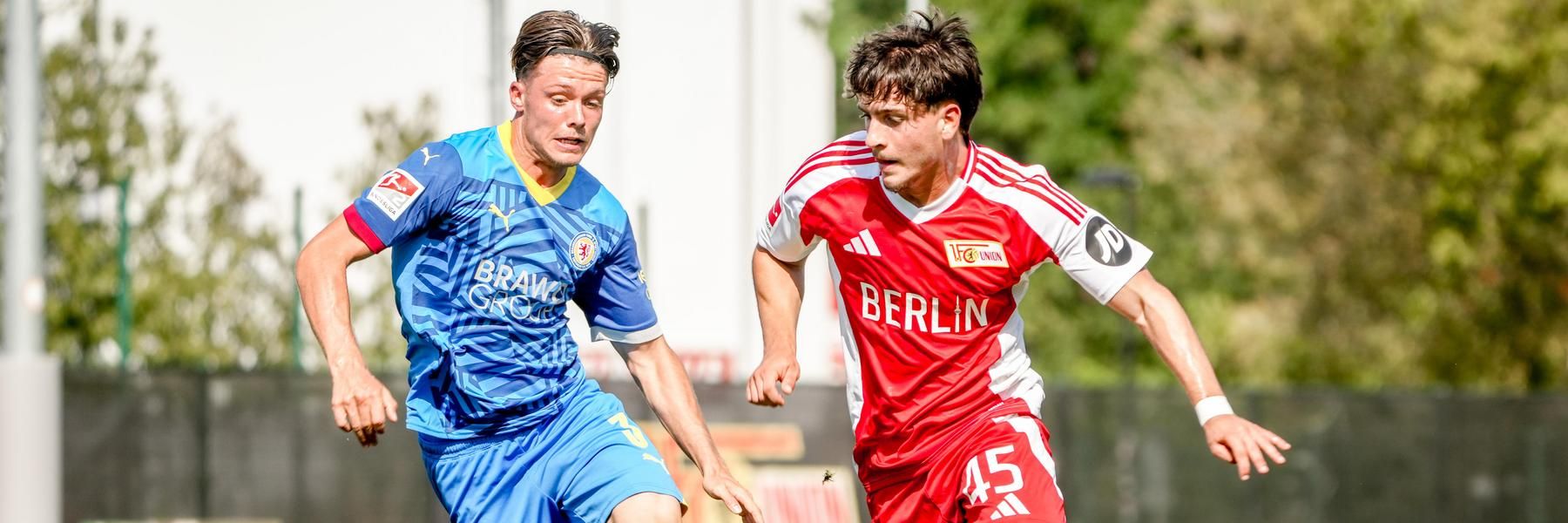 Union mit 2:2 gegen Braunschweig