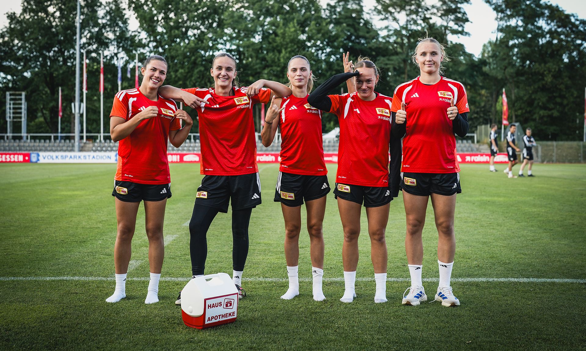 Angekommen im Trainingslager – und im Team