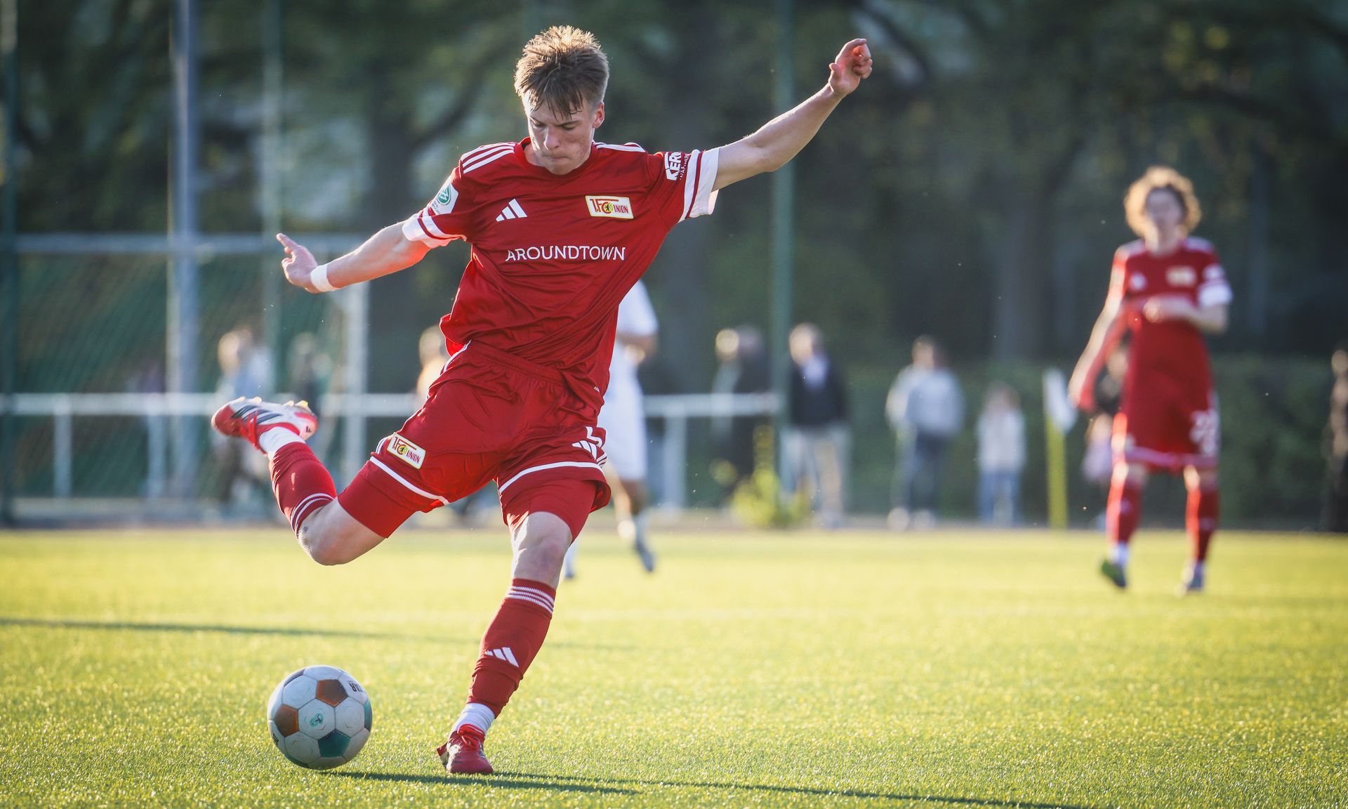 Die B-Junioren spielen gegen Hertha BSC.